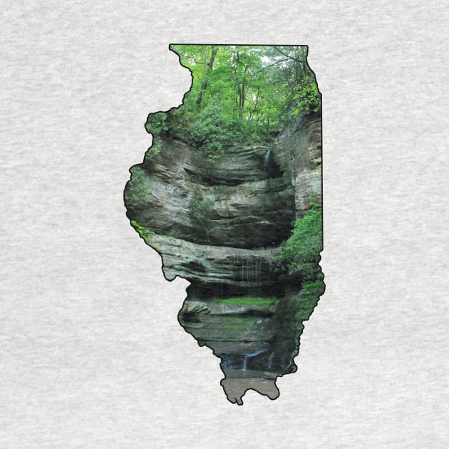 Illinois State Outline (Starved Rock State Park) by gorff